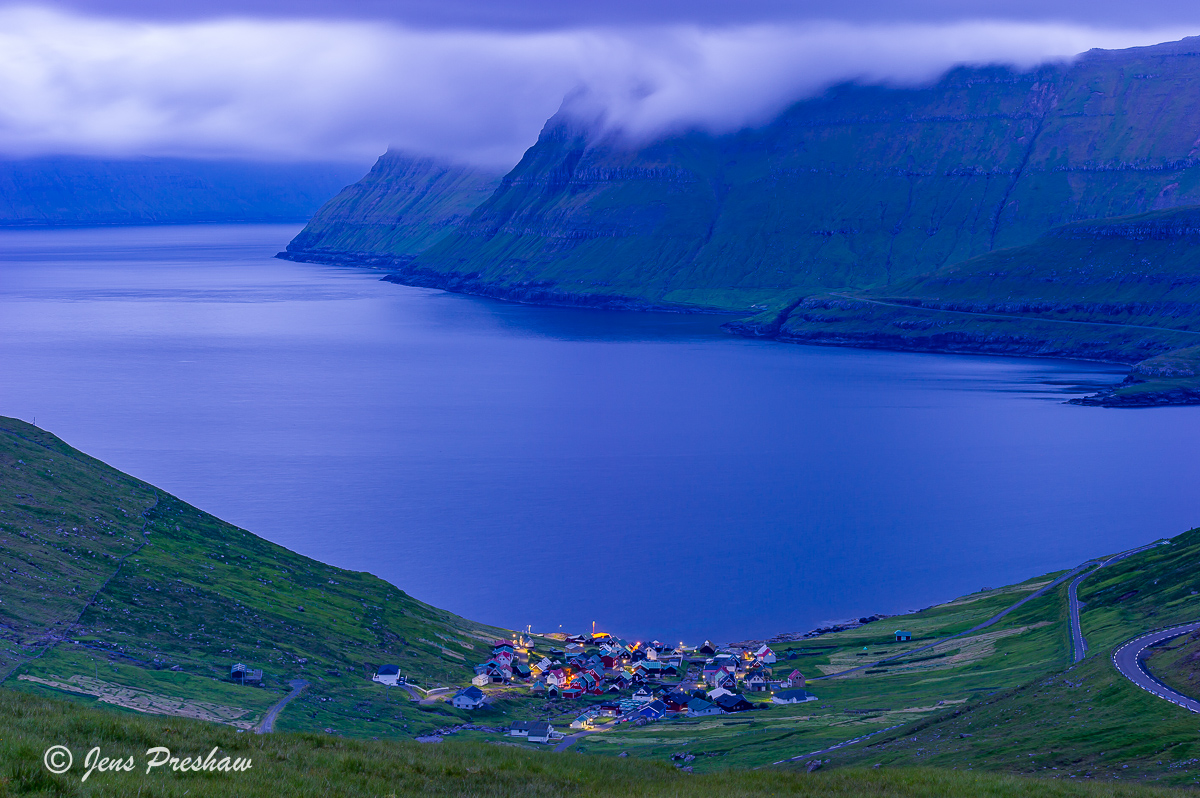 Funningur at Midnight | Eysturoy, Faroe Islands | Jens Preshaw Photography